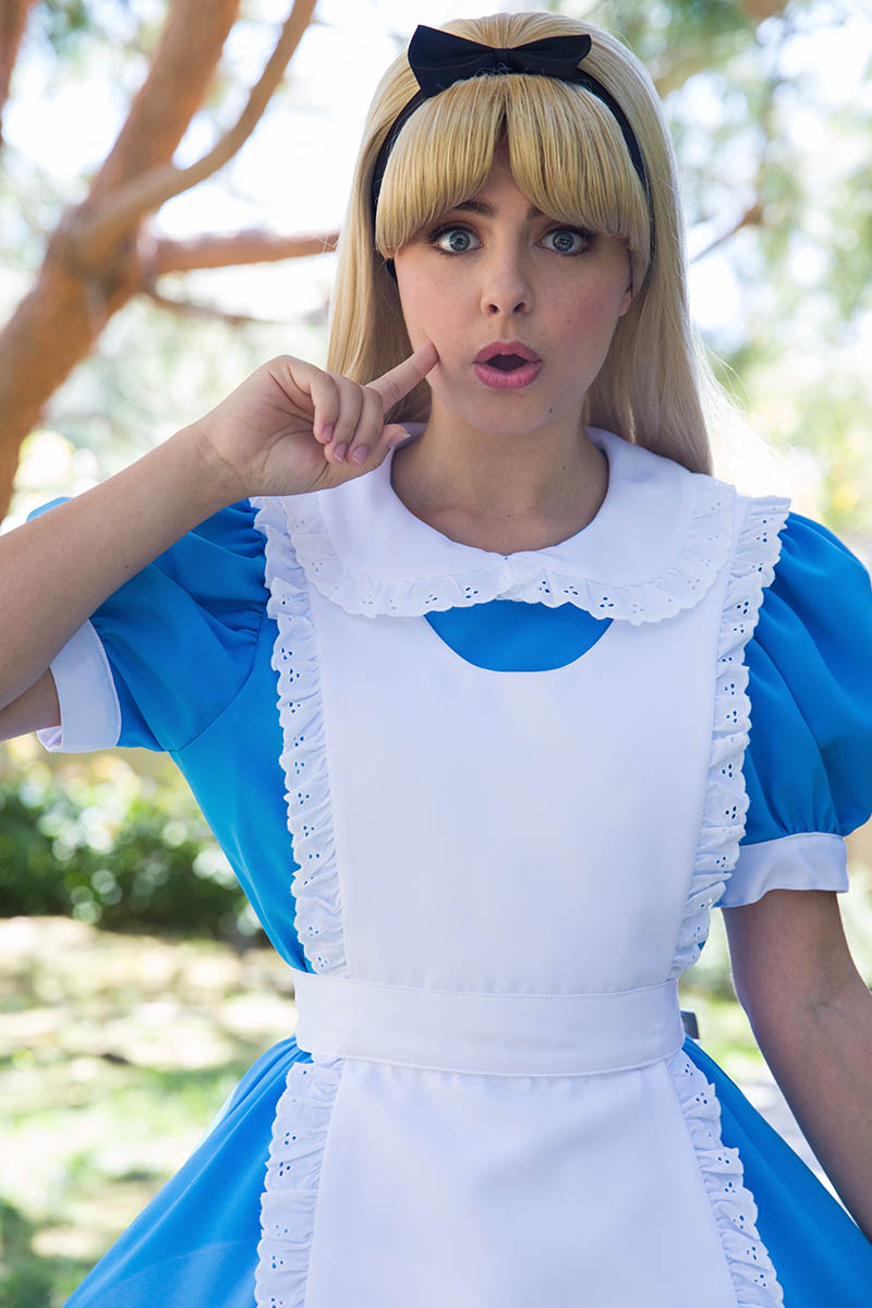 Alice party character for kids in fort lauderdale