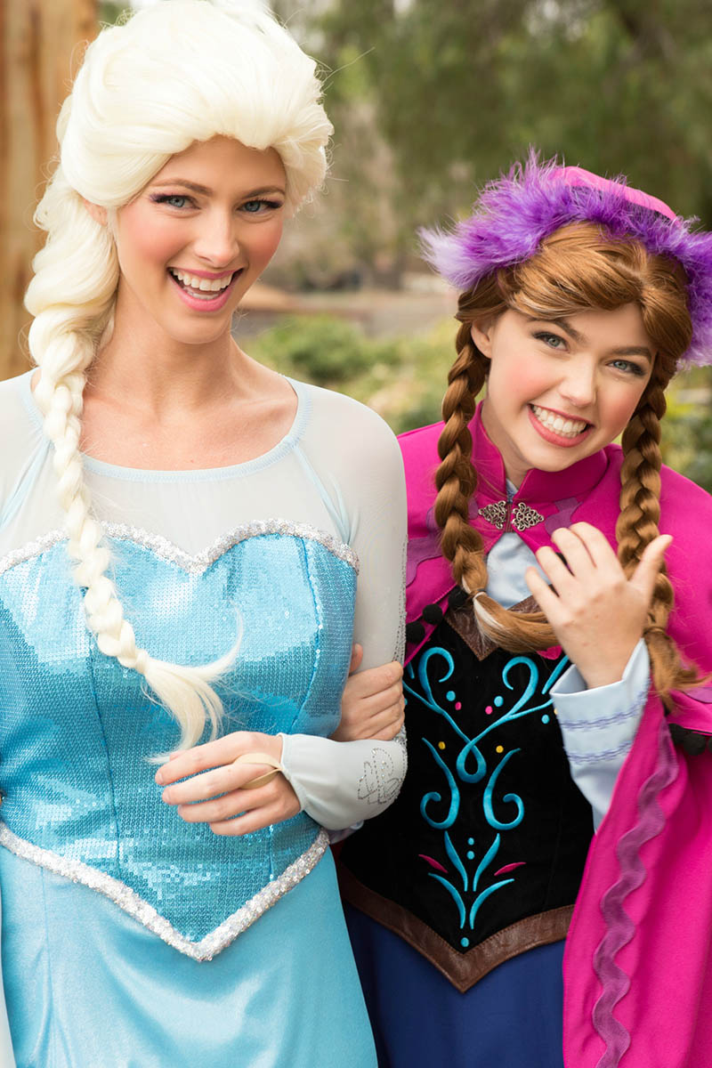 Elsa and anna party character for kids in fort lauderdale
