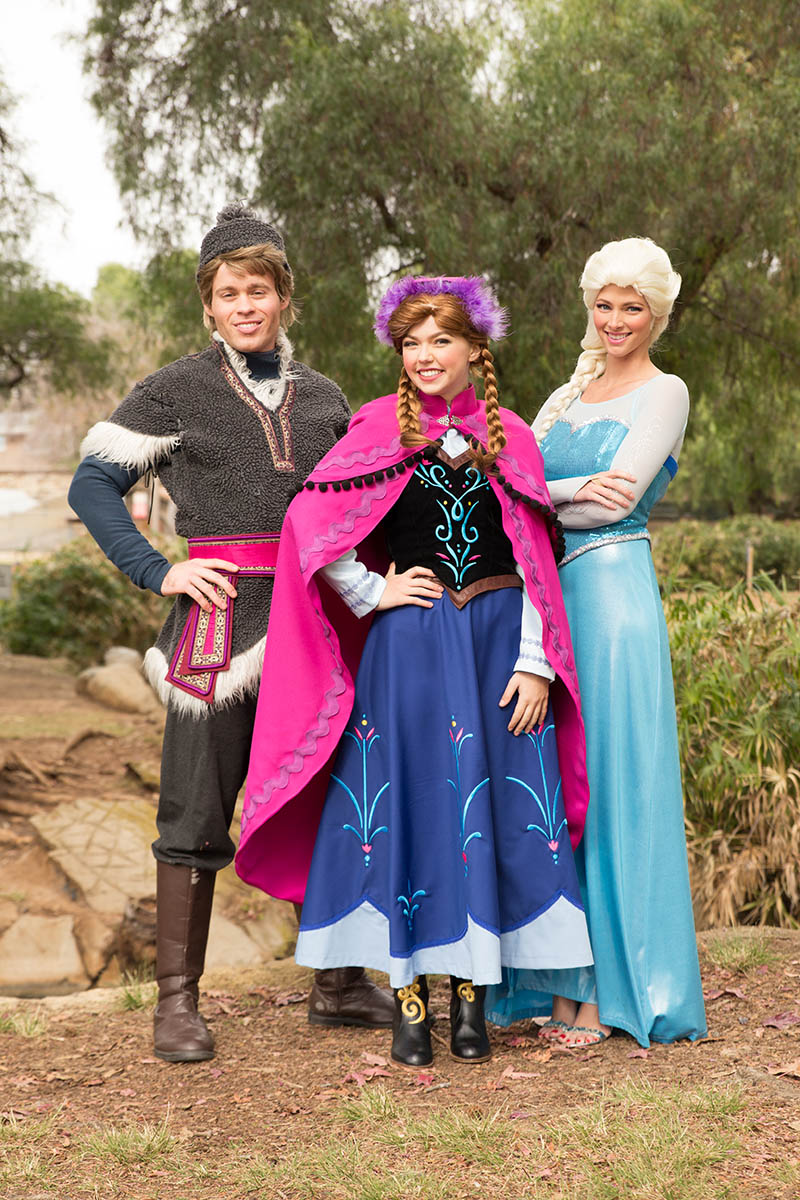 Elsa, anna and kristoff party character for kids in fort lauderdale